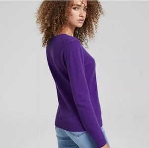 Charter Club Royal Purple Cashmere Sweater